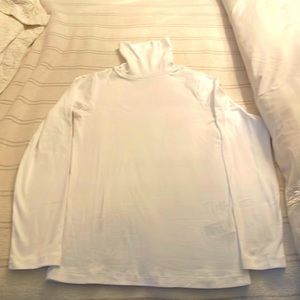 J Crew Perfect Fit White Turtleneck